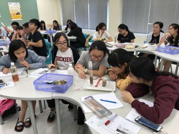 18-19 Cheung Chau Coastal Study - Investigate soil texture by sedimentation