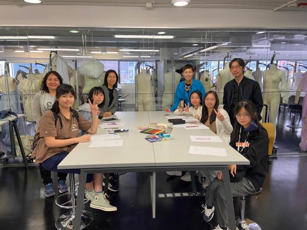 參觀香港理工大學時裝及紡織學院